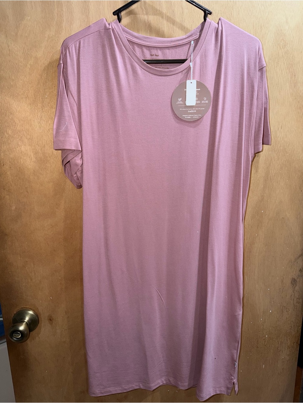 Little Sleepies Mauve Pink Midi Dress